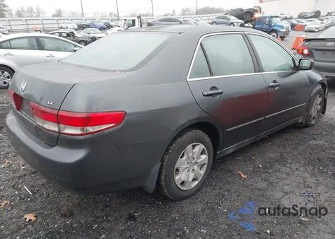 2003 Honda Accord 2.4 Lx из США, поврежденный, VIN 1HGCM56393A101389